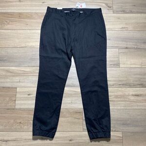 VNDL Vandal Collective Mens Cotton Joggers Size 40 Black